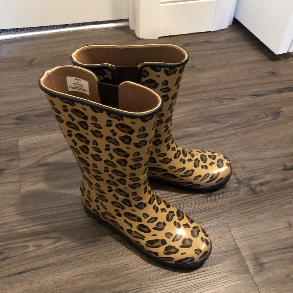 Sperry Topsider Cheetah Rain Boots
